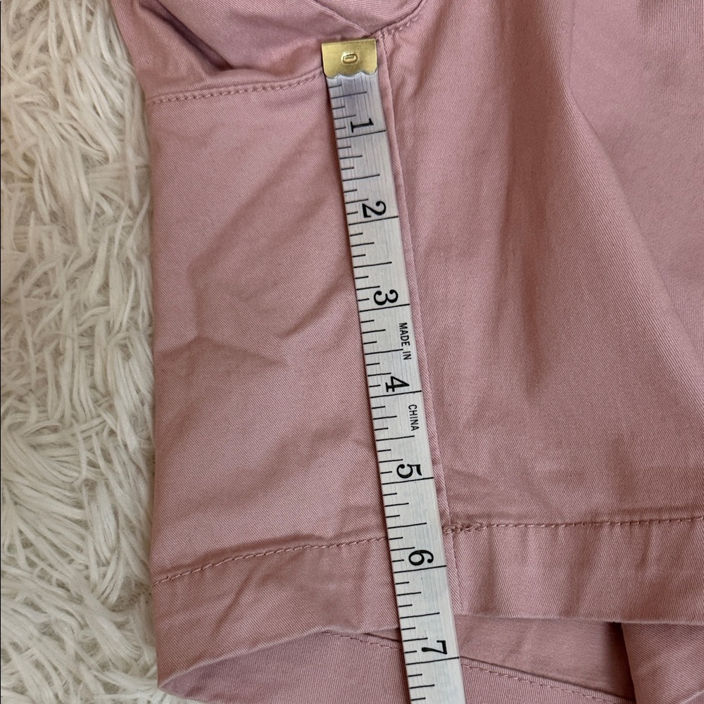 A New Day Size 8 Blush Pink Stretch Chino Bermuda Shorts - Picture 6 of 7